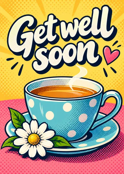 Pop getwell card. Get well soon.